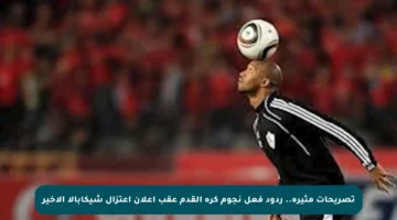 تصريحات مثيرة.. ردود فعل نجوم كرة القدم عقب إعلان اعتزال شيكابالا الأخير